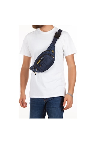 Newish Polo Unisex Lacivert Su Geçirmez Usb Ve Kulaklık Girişli Bel Ve Omuz Çanta Freebag Lacivert