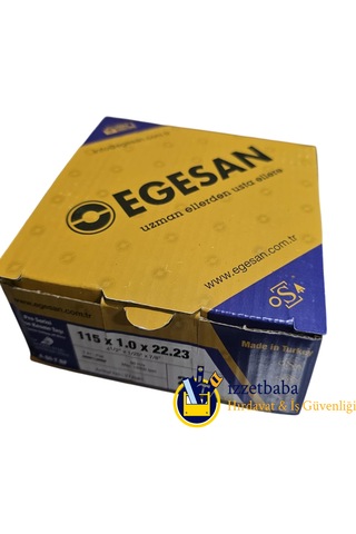 Egesan 115 X 1,0 X 22,23 Inox Serisi İnce Kesme Diski 400 Adet