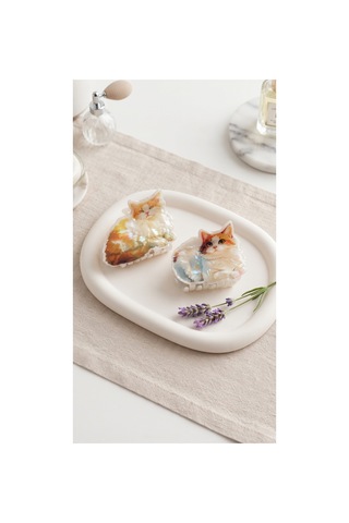 Kedi Figürlü Mandal Toka 8 9 Cm 1 Adet Çok Renkli