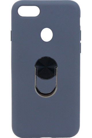 Nettech Oppo A5s Uyumlu Leather Ring Nano Arka Koruma Kılıf