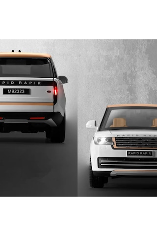 1:24 Ölçek Sesli Ve Işıklı 6 Kapı Açılır Şarj İstasyonlu Standlı Range Rover Suv Model Araba