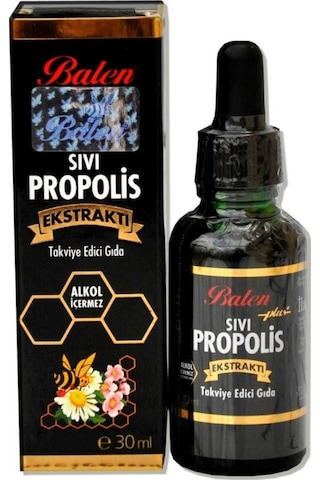 Balen Sıvı Propolis Ekstraktı Takviye Gıda 30 ML Balen Sıvı Propolis Ekstraktı Takviye Gıda 30 ML