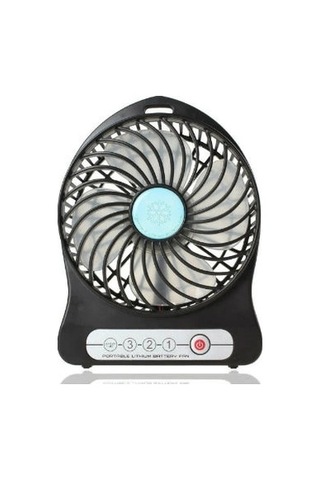 Hubrendy Cer Şarjlı Taşınabilir Mini Fan - Vantilatör
