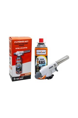 6392 Senbang Torch Kamp Hazır Pürmüz Seti Beyaz