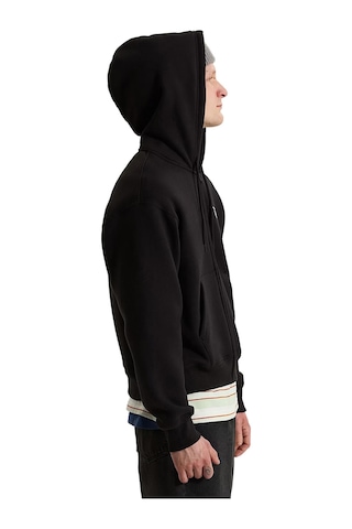 00105jy281-r Vans Stretch Logo Full Zip Erkek Ceket Siyah 00105jy281-r