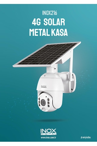 Özkam İnox 3mp Su Geçirmez 4g Sim Kart Destekli Ptz Solar