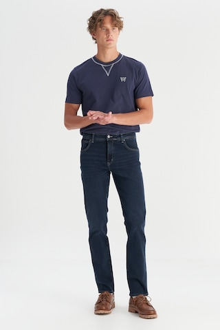 Wrangler Texas Slim Fit Esnek Erkek Jean Pantolon Mw12s001397 Lacivert