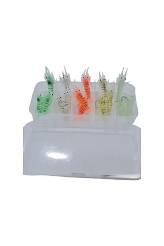 Oskar Kutu Kancalı Karides 4.5cm Silikon Yem