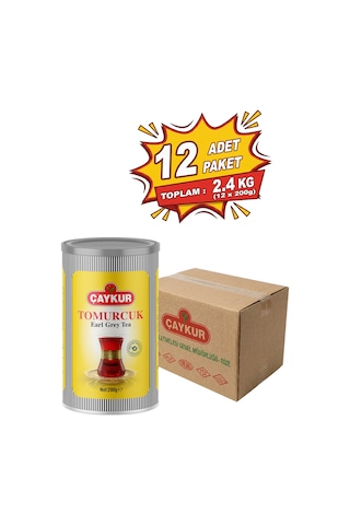 Tomurcuk Kokulu Earl Grey Dökme Çay 200 Gr. Onikili Paket