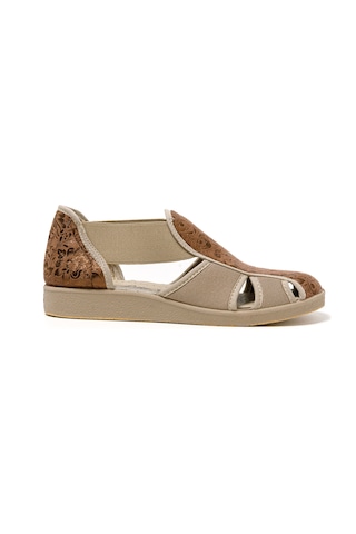 Sandalet Kadın 169 Green Life Stretch Women's Footwear Brown Brown Kahverengi