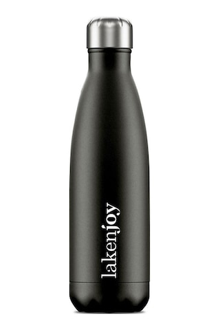 Lakenjoy Çelik Termos 500ml Siyah LKJ50N
