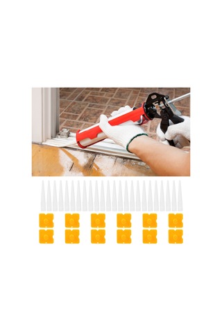 Xindoker 36'lı Silikon Dolgu Tamirat Aleti Seti - Pencere, Banyo, Mutfak İçin胶嘴 Ve Kapaklar - Dıy Ve Ev Tamirat Projeleri İçin Dayanıklı