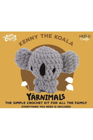 Bakgelal Amigurumi Koala Yapım Kiti Başlangıç Seviyesi Tığ Örgü Seti Çocuk Ve Yetişkin Hobi Seti