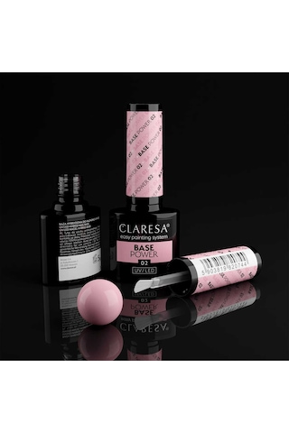Claresa Renkli Power Base Coat Nude Pembe 02 - 5g