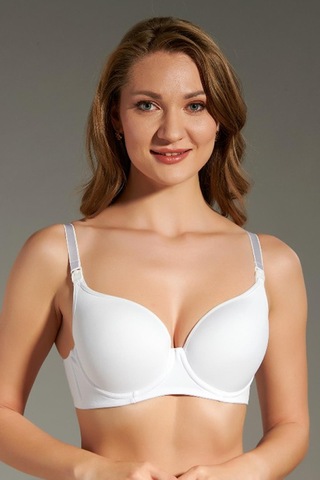 Newbra Kaplı Emzirme Sütyen - Beyaz