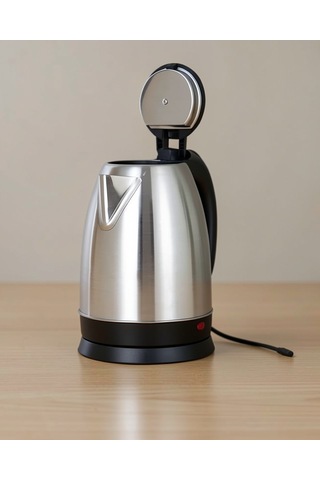 Kettle Su Isıtıcı Paslanmaz Çelik Kablolu C F Priz Uyumlu 220-240 V