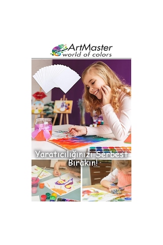 Resim Kağıdı 50x70 25 Li Paket 100 Gr 1 Paket 50 70 Resim Kartonu Kuru Boya Pastel Boya Guaj Boya Sulu Boya Resim Sanat