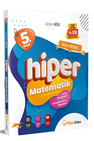 2027 5.sınıf Hiper Matematik Konu Anlatımlı & Etkinlikli Soru Bankası|Serkan Akça 2027 5.sınıf Hiper Matematik Konu Anlatımlı & Etkinlikli Soru Bankası|Serkan Akça