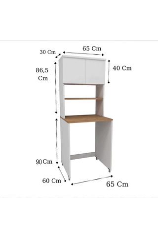 Reyo Home Enda Çamaşır Makinesi Dolabı 3 Raflı Banyo Dolabı Çam Atlantik Çam