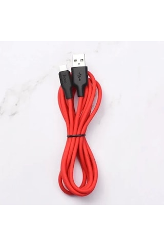 Hoco X21 Plus Usb To Lightning Silikon Hızlı Şarj Ve Data Kablosu