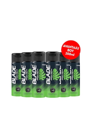 Blade Green Dream Erkek Roll-On Deodorant 6 x 200 ML