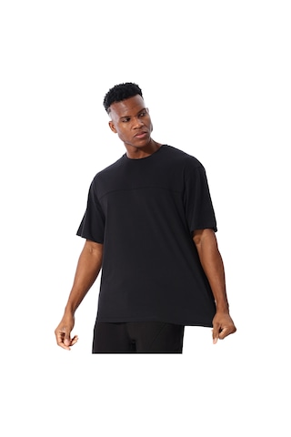 Sportive Sasebo Erkek Siyah Günlük Stil T-shirt 25ye016-syh Siyah