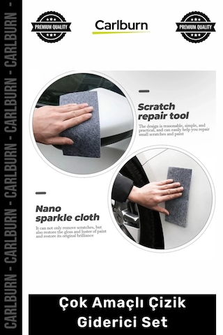 Çizikgiderici Araç Kusursuz Nano Onarım Boya Cam Metal Yüzey Koruma Çok Amaçlı Çizik Giderici Set