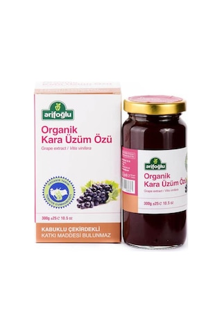 Arifoğlu Organik Kara Üzüm Özü 300 G
