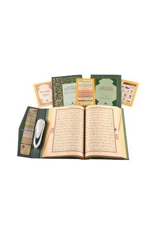 Kuran Okuyan Kalem Seti (Yeşil. Cami Boy. Karton Kutulu) N11.3464