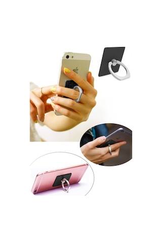 Telefon Arkasına Takılan Yüzük Telefon Halka Tutucu Aparat Stand