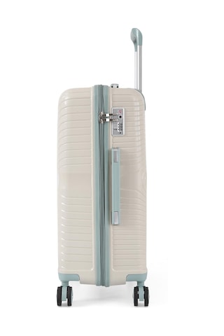 Ççs 5239 Polipropilen Büyük Boy Valiz Beyaz-mavi