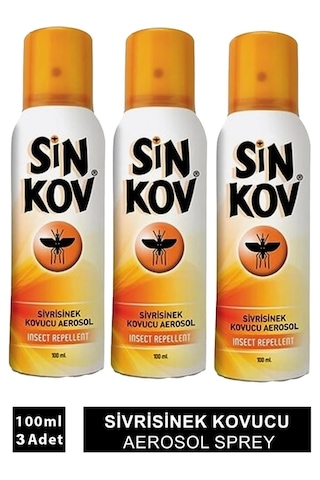 Sinkov Sivrisinek Ve Karasinek Kovucu Aerosol Deo Sprey 3 x 100 ML