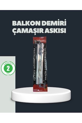Balkon Demiri Çamaşır Askısı Kare Demirlere Uygun Dayanıklı Tasarım Çok Renkli