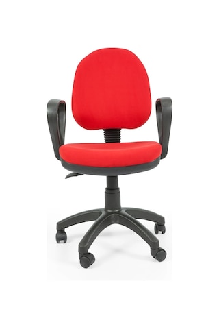 Mobyasit Çizgi Çalışma Koltuğu Kırmızı Sku: Smgstkc6510013c9 Abanoz - Beyaz