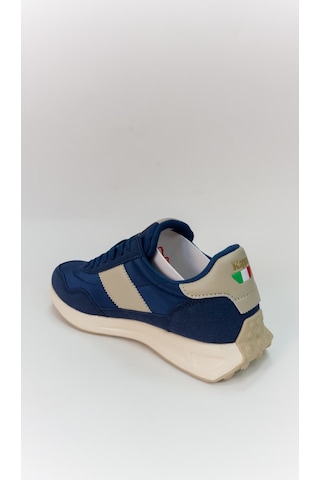 Kappa Santo Erkek Günlük Outdoor Sneaker Kaymaz Taban Nefes Alabilir Tekstil Malzeme Darbe Korumalı Ayakkabı Lacivert
