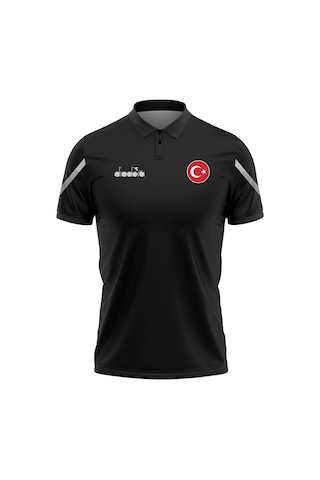 Diadora Alto 25 Milli Takım Kamp Tişört Siyah