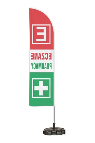 Eczane Pharmacy Yelken Bayrak 2'li Paket V1