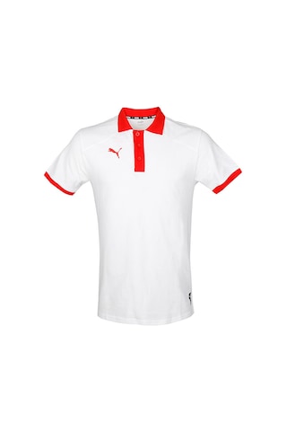 Puma Turkey Polo Türkiye Basketbol Polo Yaka Antrenman Tişörtü 60660402 Beyaz 60660402