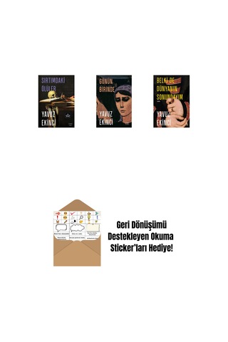 Sırtımdaki Ölüler + Günün Birinde + Belki De Dünyanın Sonundayım + Okuma Sticker'ları