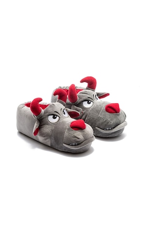 Twigy Toro Erkek Hayvanlı Panduf Gri 41/46 EE0510 Gri