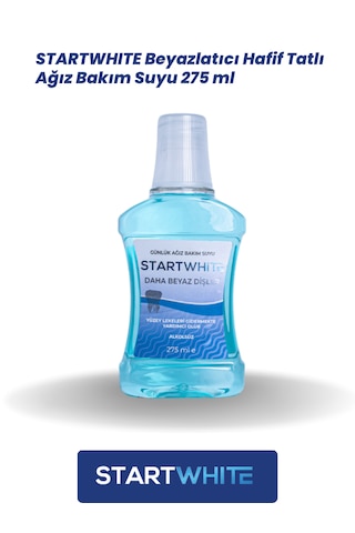Startwhıte Beyazlatıcı Hafif Tatlı Ağız Bakım Suyu 275 Ml