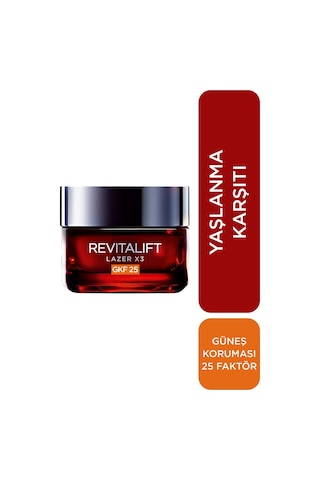 L'Oreal Paris Revitalift Laser X3 Gkf 20  Bakım Kremi 50 ML