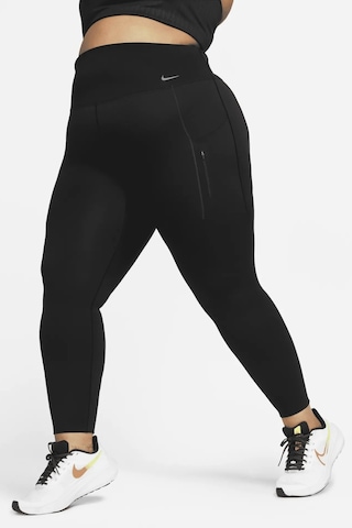 Nike Go Firm-support High-waisted Full-legth Plus Size Womens Tight Kadın Koşu Antreman Taytı Siyah