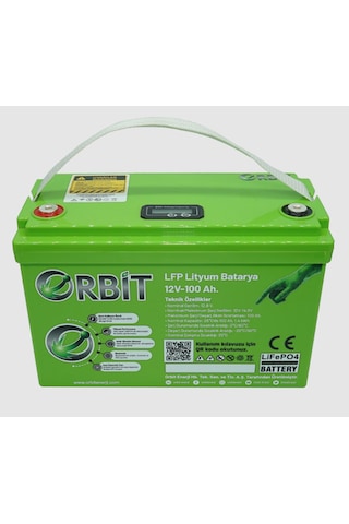 Orbit 12 V 100 Ah Lifepo4 Akü Orbit 12 V 100 Ah Lifepo4 Akü