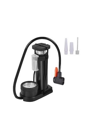 Xbyc 9022 Göstergeli Mini El Ve Ayak Şişirmeli Bisiklet Pompası Yüksek Basınçlı Pompa