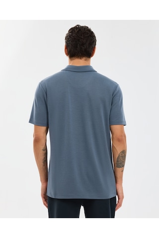 Skechers M Soft Touch Pique Polo Erkek Gri Polo Yaka Tshirt S2610086-3998