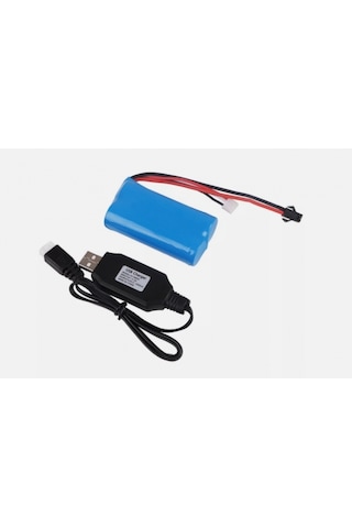 7.4v 1500 Mah 18650 Li-on Oyuncak Bataryası Ve Usb Şarj