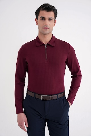 Efor Ts 919 T-shırt Comfort Bordo Bordo