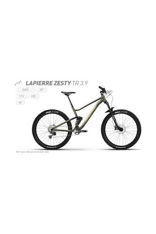 Lapierre Zesty Tr 3.9 Fs Dağ Bisikleti 1x11v Mat Yeşil L/47cm Siyah