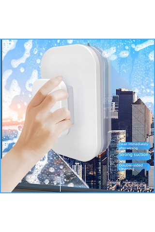 Teltree Yüksek Katlı Ev Cam Temizleme Aleti: Çift Taraflı Güçlü Mıknatıslı, 3-10mm Camlar İçin, Pratik Temizleme Aracı Diğer